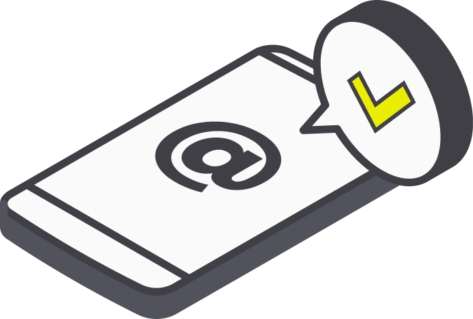 ملصق -التواصل عبر البريد